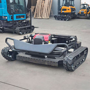 Tondeuses à gazon industrielles sans fil diesel/essence sur chenilles, intelligentes, télécommandées, certifiées CE, personnalisées pour pentes, jardins et fermes - Product Image 4