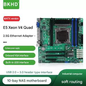 เมนบอร์ด BKHD 2011 MATX NAS สำหรับ Intel Xeon E5 V4 10 SATA 4 LAN 2.5G บอร์ดเซิร์ฟเวอร์จัดเก็บข้อมูล - Product Image 1