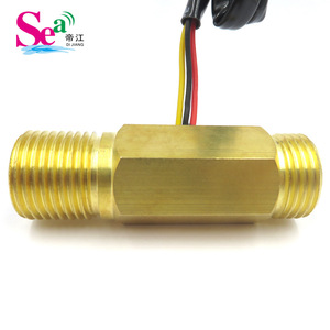 G1/<span class=keywords><strong>2</strong></span> سخان مقاوم لدرجة الحرارة العالية مستشعر تدفق الماء والسوائل بمادة النحاس مقياس تدفق 1-25 لتر/دقيقة مع إشارة خرج النبض - Product Image 2