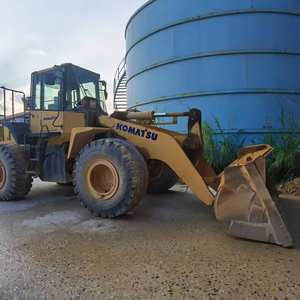 Chargeuse frontale Komatsu WA380-6 d'occasion de haute qualité, d'origine japonaise, Komatsu WA 380-6 en stock à vendre, chargeuse sur pneus WA320 - Product Image 2