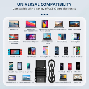 Caricabatterie USB-C da 65W all'ingrosso per <span class=keywords><strong>Dell</strong></span> XPS 13 9350 9360 9370 9380, per <span class=keywords><strong>Dell</strong></span> Chromebook 3100 5190, 20V 3.25A, caricatore Type-C per <span class=keywords><strong>Dell</strong></span> - Product Image 4
