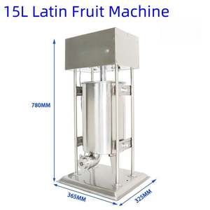 เครื่องทำชูโรส์ไฟฟ้าเชิงพาณิชย์ อัตโนมัติ สไตล์สเปน ชูโรส์ลาติน โดนัทผลไม้ ไส้กรอก เครื่องยัดไส้แนวตั้ง สำหรับเบเกอรี่ ถั่ว นม - Product Image 2