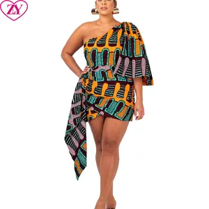 2024 dernières robes de demoiselle d'honneur africaines robe kitenge conçoit des styles robes de mariée africaines