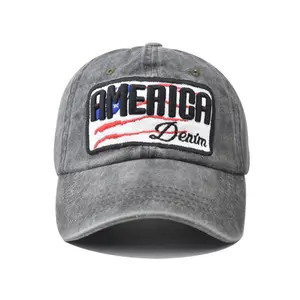 Top Quality Mens Caps Embroidered Custom Baseball Caps Unstructured Dad Hat