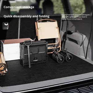 CS uzatma uzun bahçe katlanır taşıma arabası katlanabilir plaj vagon sepeti açık kamp katlanabilir plaj market arabası - Product Image 3