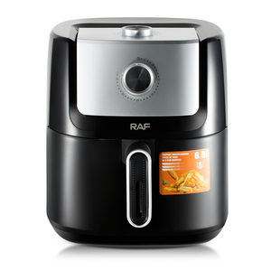 Freidora de aire caliente antiadherente clásica barata para hornear en casa de 6,6 l, freidoras de aire eléctricas sin aceite - Product Image 1
