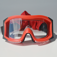 Lunettes de sécurité spéciales pour pompiers, ignifuges, résistantes au feu, verres anti-buée, design plein cadre pour la protection contre le meulage des métaux