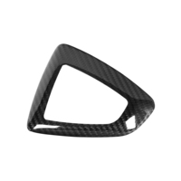 Patch de base de levier de vitesses en fibre de carbone sèche pour BMW Série 1 2 3 4 F20 F30 F32 LHD, kit d'accessoires de garniture intérieure en carbone sèche