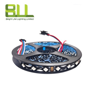 S hình dạng RGB <span class=keywords><strong>LED</strong></span> 1809 địa chỉ uốn cong cá nhân địa chỉ pixel 60LED DC12V thông minh <span class=keywords><strong>LED</strong></span> Strip - Product Image 1