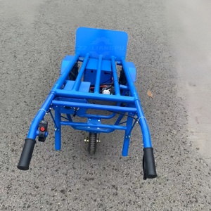 Carrello Elettrico Motorizzato in Acciaio Zincato con Capacità di 500kg per Trasporto in Magazzino, Cantieri e Fabbriche - Product Image 2