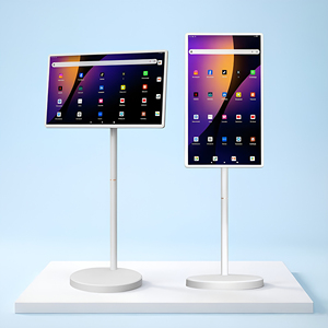 32-Inch 128GB Full Swivel Touch Screen Monitor Portable Android <strong>TV</strong> Camera Remote Control <strong>LED</strong> <strong>Backlight</strong> White Rechargeable - Product Image 1