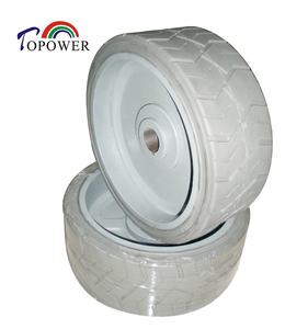 TOPOWER Marke Genie GS1930 Scheren hub Teile Nummer 105122 montieren Rad 12x4,5 Gummi Vollreifen - Product Image 4