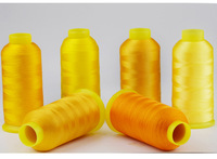 Fils de soie à broder 108 120 D, 5000 M, 100 Polyester, Machine pour broder le fil de soie, Stock de fabrication