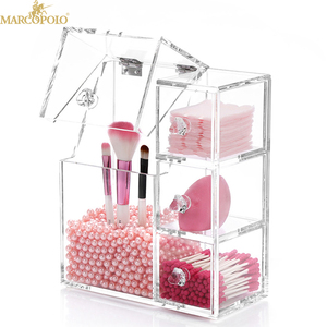 La migliore vendita <span class=keywords><strong>plexiglass</strong></span> makeup brush holder fornitore di oro - Product Image 4
