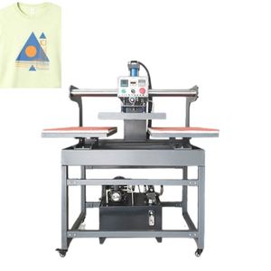 Prensa Térmica Hidráulica Avanzada para la Industria Textil con Placa Doble y Operación Motorizada - Product Image 3