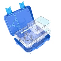 Boîte à bento OUMENG avec logo personnalisé, étanche, portable, durable, en plastique PP de qualité alimentaire, pour étudiants