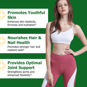 Collagène en poudre OEM ODM avec acide hyaluronique et vitamine C pour soutenir l'élasticité des cheveux et de la peau, la santé des ongles, la flexibilité des os et des articulations - Product Image 6