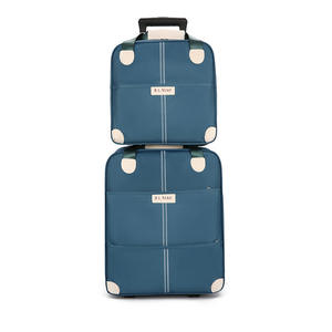 Lightweight Canvas <b>Trolley</b> Bag Oxford Material Satchel Luggage Roller Bag Parents Printed Logo Spinner <b>Suitcase</b> Luggage - Product Image 5