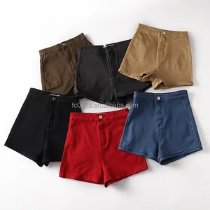 Хит продаж, высококачественные хлопковые уличные модные сексуальные короткие джинсы, эластичная облегающая женская одежда