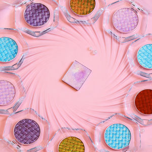 Nueva Paleta de Sombras de Ojos Colección Camaleón - Paleta de Sombras de Ojos Prensadas Multichrome Personalizadas, Fórmula en Polvo Prensado - Product Image 3