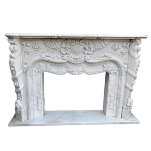 Lò Sưởi Đá Cẩm Thạch Trong Nhà Mới Lò Sưởi Gỗ Mantel - Product Image 1