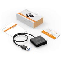 FIDECO-cable adaptador de plástico sata a usb 3,0, conector convertidor de 22 pines sata para disco duro 2,5 3,5, sata ssd