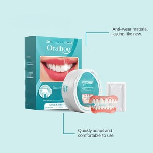 Prothèses dentaires temporaires Oralhoe : Couvre-dents complets (supérieur et inférieur) pour un sourire parfait, en matériaux confortables - Product Image 5