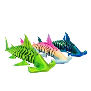 Modèles d'animaux articulés imprimés en 3D personnalisés - Jouets amusants pour les amateurs d'art de 7 à 12 mois - Emballage d'origine - Fabriqué en Chine - Product Image 3