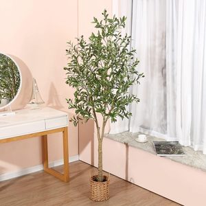Bonsaï Arbre Plante Planta Intérieur <span class=keywords><strong>Pot</strong></span> Décoration Artificielle Maison Grand Faux Décoratif Olive Arbres Artificiels - Product Image 1