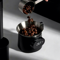 Timbangan Kopi Digital Otomatis Presisi Tinggi Mewah, Dapat Diisi Ulang, Bahan Stainless Steel Modern Mewah OEM ODM