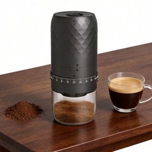 Moulin à café électrique noir Argyle rechargeable, réglable et de haute qualité pour grains de café - Product Image 4