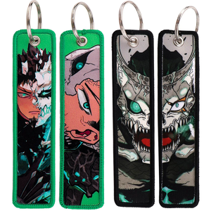 Nouveau porte-clés Mix Aoba <span class=keywords><strong>Mina</strong></span> Brainrot Dandadang, porte-clés brodé anime, porte-clés fabricant Jet Tag - Product Image 3