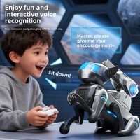 Juguete de Perro Mecánico Inteligente con Programación IA, Eléctrico, de Plástico, para Niños de Todas las Edades