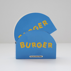 กล่องใส่อาหารสำหรับเด็กแฮมเบอร์เกอร์ภาชนะใส่อาหารแบบพกพาดีไซน์ใหม่ล่าสุดฟรี - Product Image 4