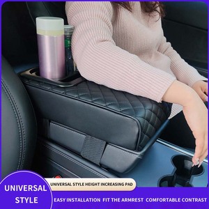 Multifunctional PVC Car Armrest Pad Easy Installation Universal Vehicle Armrest <b>Cushion</b> Popular Style - Product Image 6