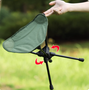 Foldable <b>Aluminum</b> Alloy Modern <b>Garden</b> <b>Chair</b> Stool for Outdoor Use - Product Image 5