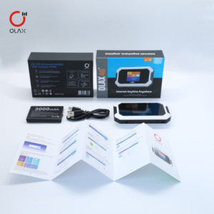 เราเตอร์ OLAX MT80 4G LTE CAT4 พร้อมแบตเตอรี่ 3000mah WiFi6 ความเร็ว 300Mbps โมเด็ม 4G แบบพกพา เสาอากาศไวไฟ พอร์ต 4G LTE Cat4 Wi-Fi - Product Image 4