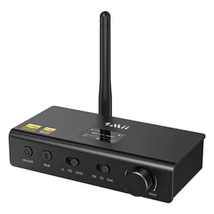 1Mii HiFi DAC Décodeur <span class=keywords><strong>Bluetooth</strong></span> 5.0 Émetteur et récepteur avec aptX-LL/HD & LDAC Émetteur récepteur audio sans fil pour TV - Product Image 1