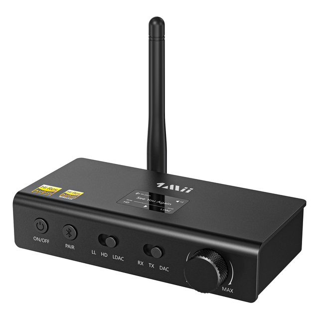 1Mii HiFi DAC Decoder Bluetooth 5.0 Transmitter and Receiver With AptX-LL/HD & LDAC Wireless Audio Receiver Transmitter for TV