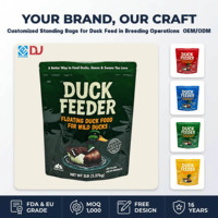 Sachet Doypack Personnalisé Imprimé pour Aliments pour Canards, Graines pour Nourrisseurs d'Oiseaux Sauvages, avec Fermeture Zip Robuste