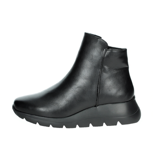 Botín de Cuero Negro para Mujer, Zapato Cómodo y a la Moda - Product Image 2