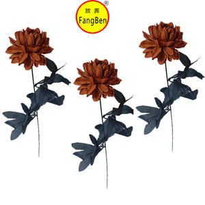 Bunga <span class=keywords><strong>Dahlia</strong></span> hitam buatan tangan untuk dekorasi rumah dan pernikahan tanaman <span class=keywords><strong>Dahlia</strong></span> hitam untuk penggunaan pernikahan dan rumah - Product Image 4