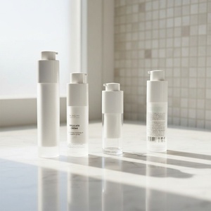 Botellas de Plástico de Doble Pared con Sistema de Dosificación sin Aire, 15ml/30ml/50ml, para Lociones y Sueros Cosméticos, con Pulverizador, Venta al Por Mayor - Product Image 1