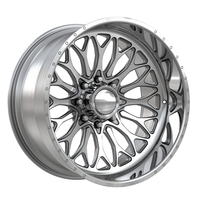 Jantes de camion forgées polies à rebord profond personnalisées SL 28X16 30X16 26X12 24X12 avec entraxes 6X139.7 8X165.1 8X170 pour Silverado 1500 Ford F250