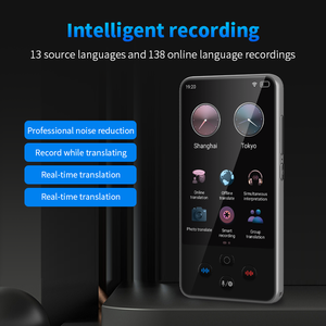 Traductor Inteligente S85 PRO con IA y Android, Pantalla Táctil TFT a Color de 3.97 Pulgadas, Multifuncional, WiFi, Altavoz - Traductores Inteligentes - Product Image 4