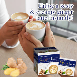 Etiqueta privada Instant Ginger Latte Tea Paquetes aceite de coco té verde Especias té <span class=keywords><strong>jengibre</strong></span> Latte - Product Image 5