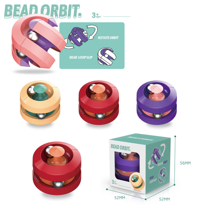 Hot Selling Iron Ball Deformation Track Fingertip Pinball Gyro Sensory Decompression Children's Adult Toys