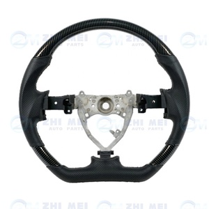 Untuk Camry Corolla Alphard <span class=keywords><strong>Crown</strong></span> Levin dengan TOYOTA modifikasi <span class=keywords><strong>Sport</strong></span> Thong serat karbon kinerja kulit roda kemudi - Product Image 6