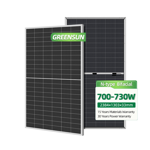 30 Year Warranty N Type Pv Solar Panels 700W 720W 750W Wholesale Home HJT Topcon Bifacial Solar Module