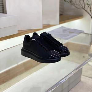 Baskets Chunky Blanches en Cuir Véritable et Maille à Motif Échiquier, Style Tendance pour Hommes et Femmes, Nouveaux Modèles de Créateur, Haute Qualité - Product Image 2